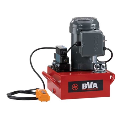 BVA Hydraulics Electric Pumps with Locking Solenoid Valve for Double Acting Cylinders PE40S4L02A