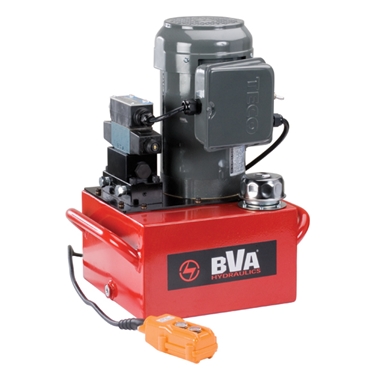BVA Hydraulics Electric Pumps with Locking Solenoid Valve for Double Acting Cylinders PE50S4L03A